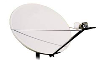  1,8  Prodelin, Ku-Band, model 1184-355 Antenna  1.8M Ku QR Rx/Tx System, 0800-1289 feed support